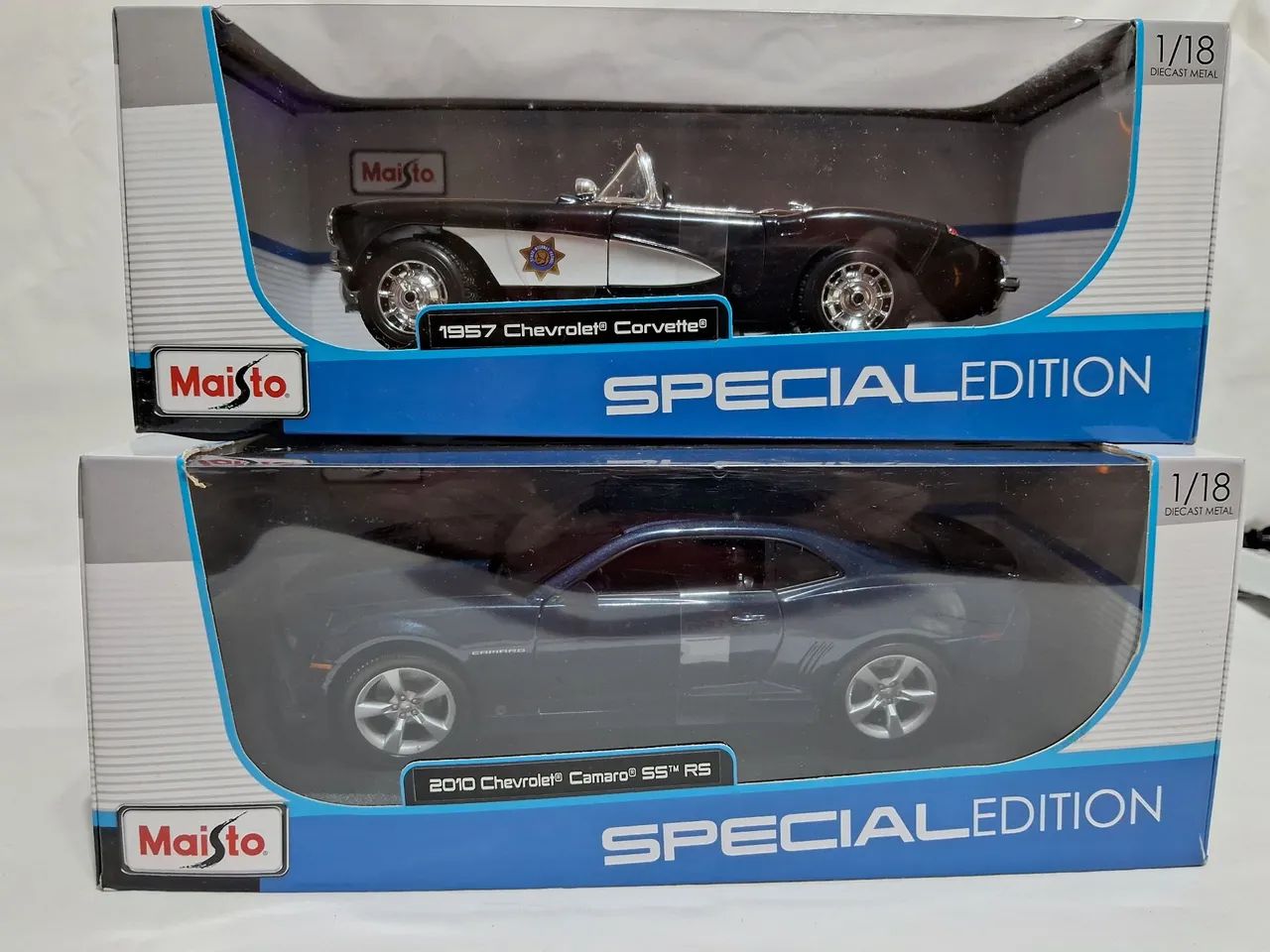 Carros de Coleção Ford Thunderbird e Corvette Z06 Maisto - Foto 2