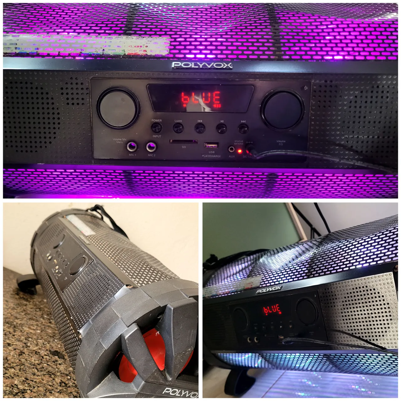 Caixa de Som Bluetooth Polyvox Bazuka