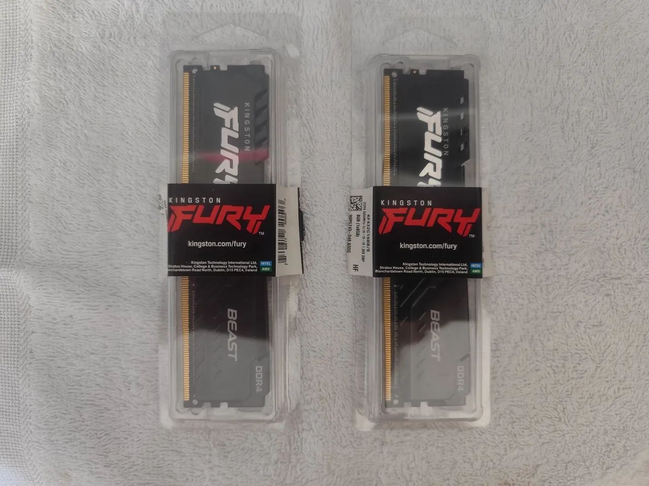 [USADO] 2x8 Memória RAM Kingston Fury Beast DDR4 3200 Mhz CL16