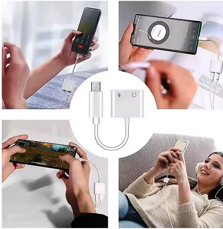 Adaptador de áudio 2 em 1 USB C para 3,5 mm - Foto 4