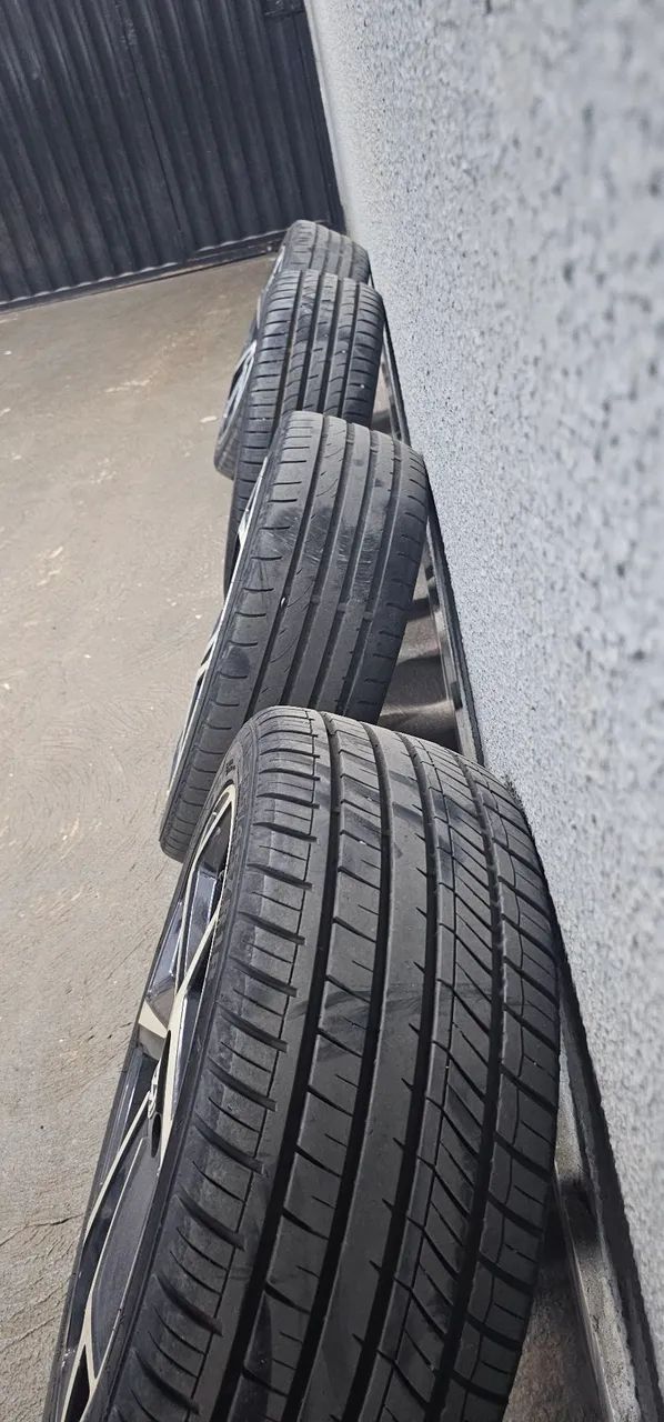 Rodas Polo GTI Europeu Aro 18 - Furação 5x100 + Pneus - Foto 2