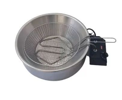 Fritadeira tacho Elétrico Equipe Inox 8L 220v
