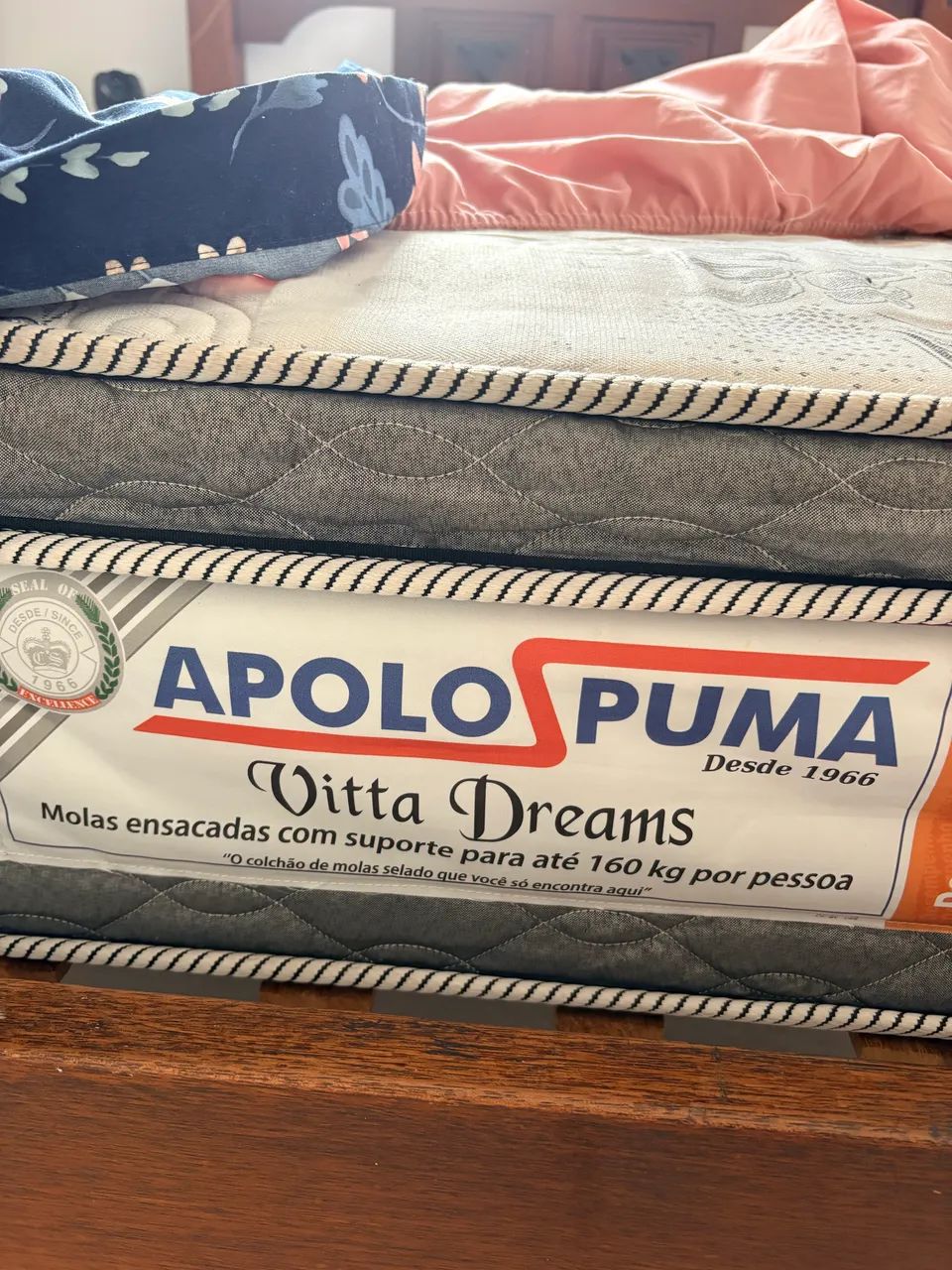 Cama casal com colchão  - Foto 2