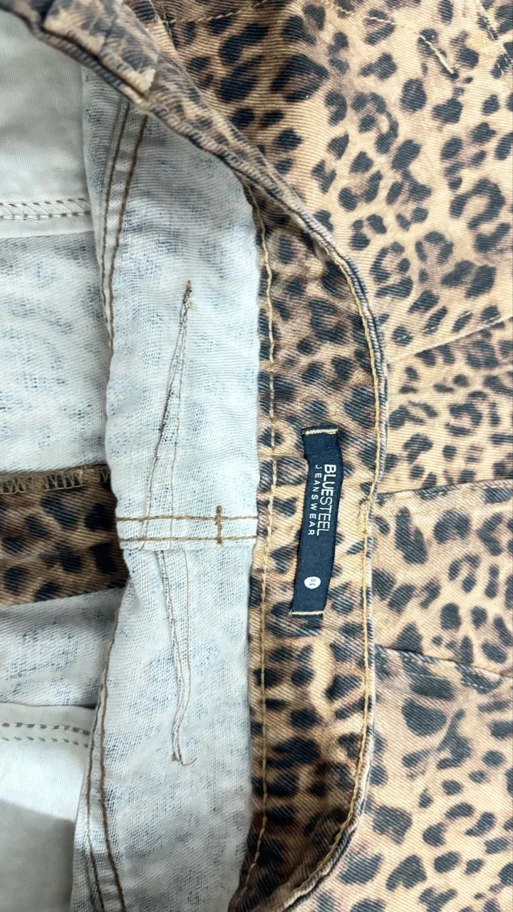 short jeans mom oncinha 44 - Foto 2