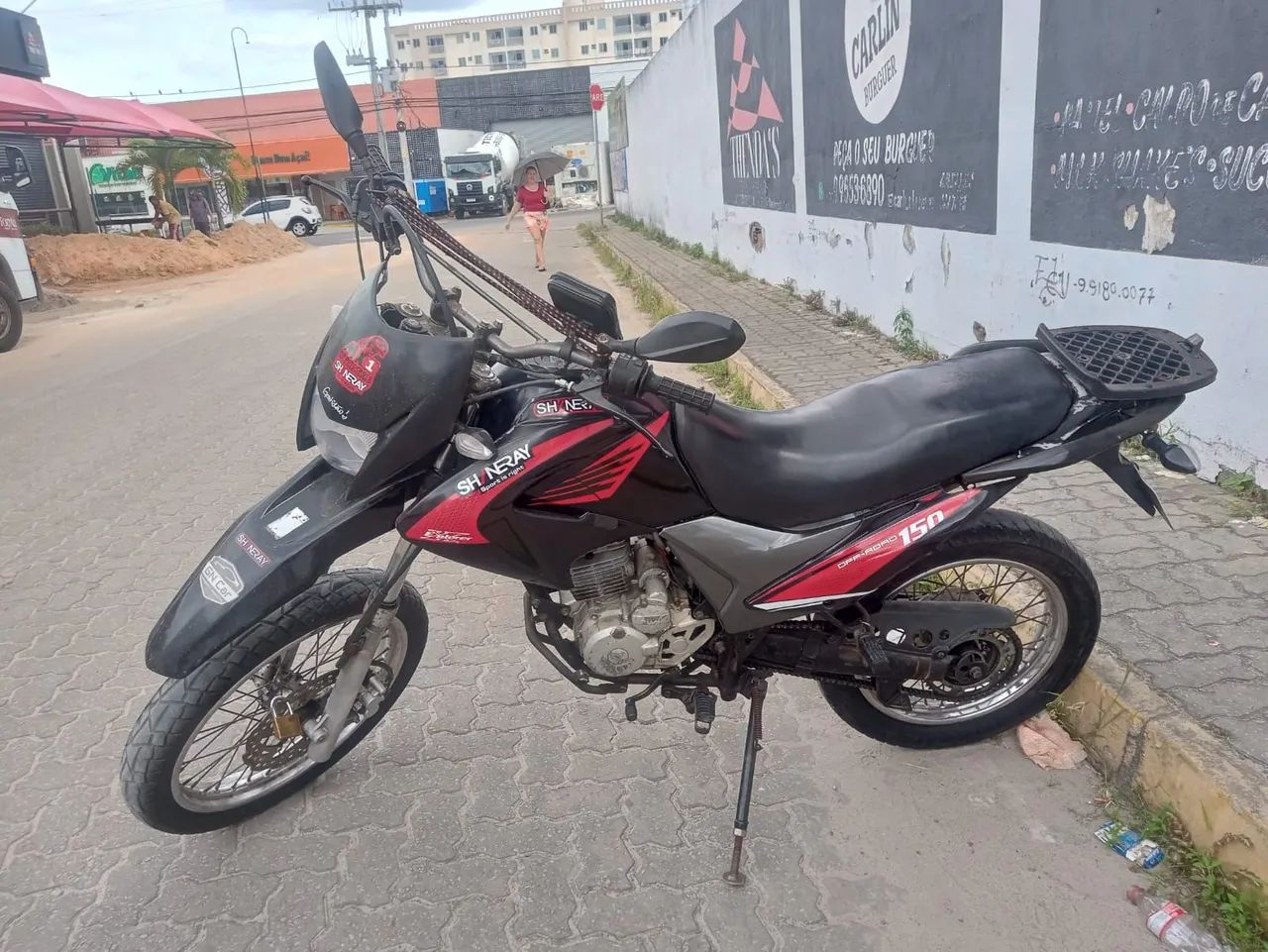 Shineray gy Explorer preta 