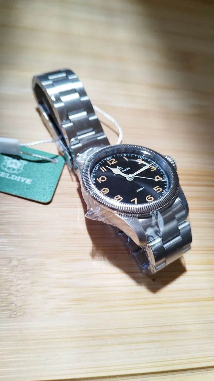 Relógio Piloto SteelDive com Seiko Vh31 - Foto 4