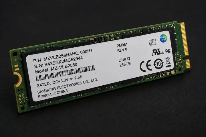 SSD NVME 256GB SAMSUNG PM981 M.2 2280 OEM - Foto 2