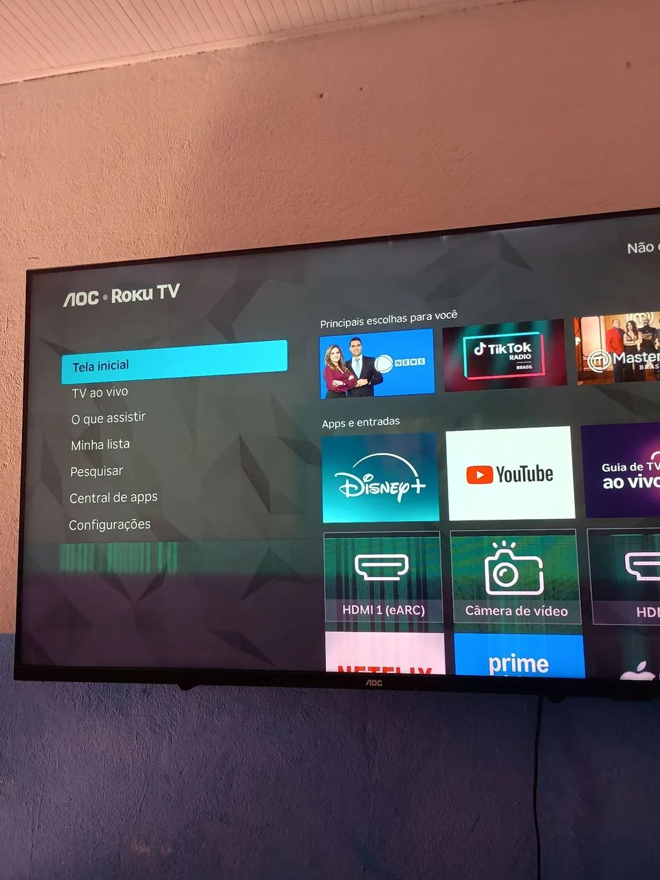 Tv de 50 polegadas. Leia o anúncio 