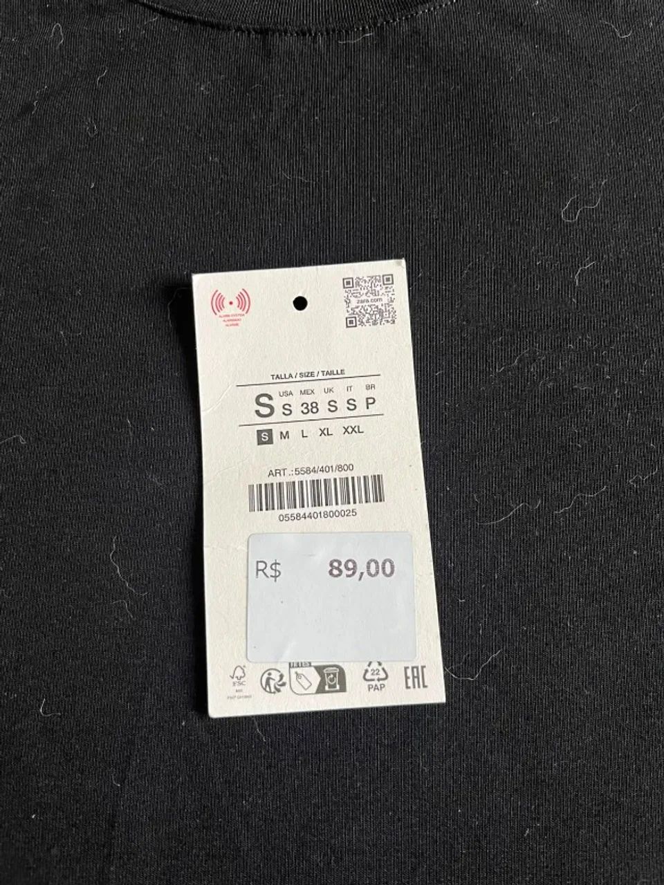 Camiseta básica Zara