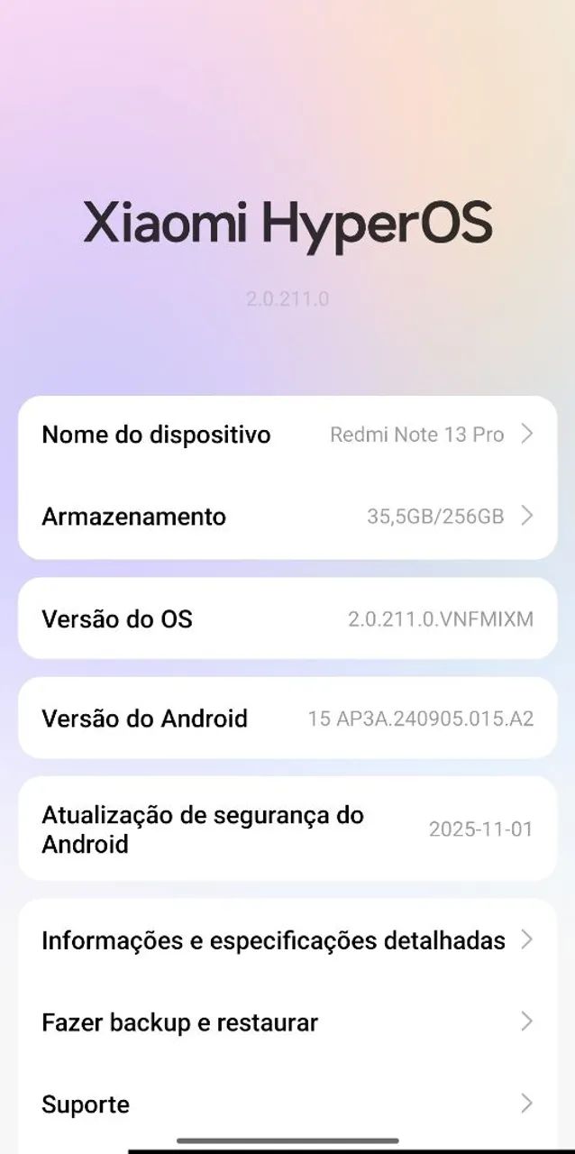 Xiaomi redmi note 13