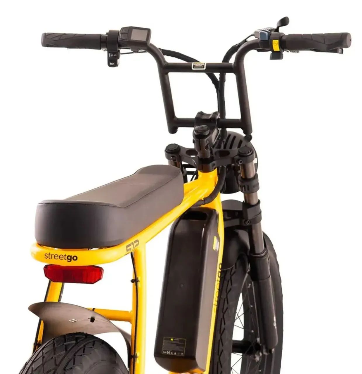 Bicicleta STREET GO S12 amarelo 750w - Foto 2