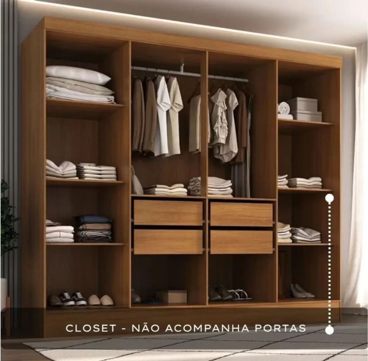 Closet Casal 100% MDF - Foto 5