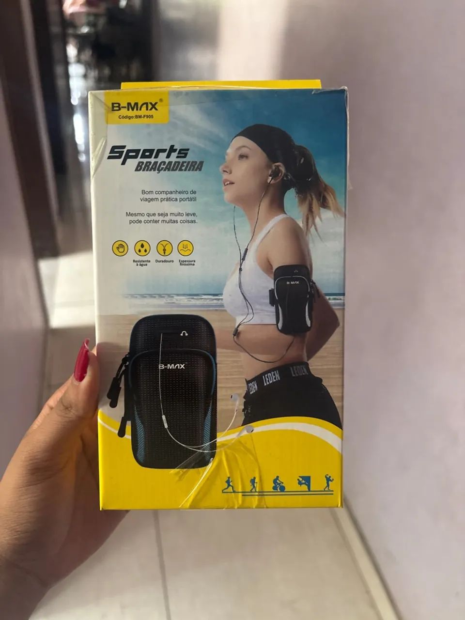 Braçadeira para esportes