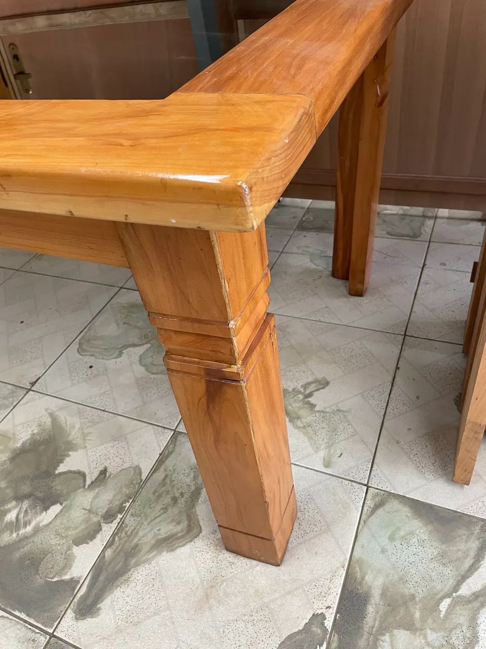Mesa de Madeira Maçica Desmontável - Foto 4