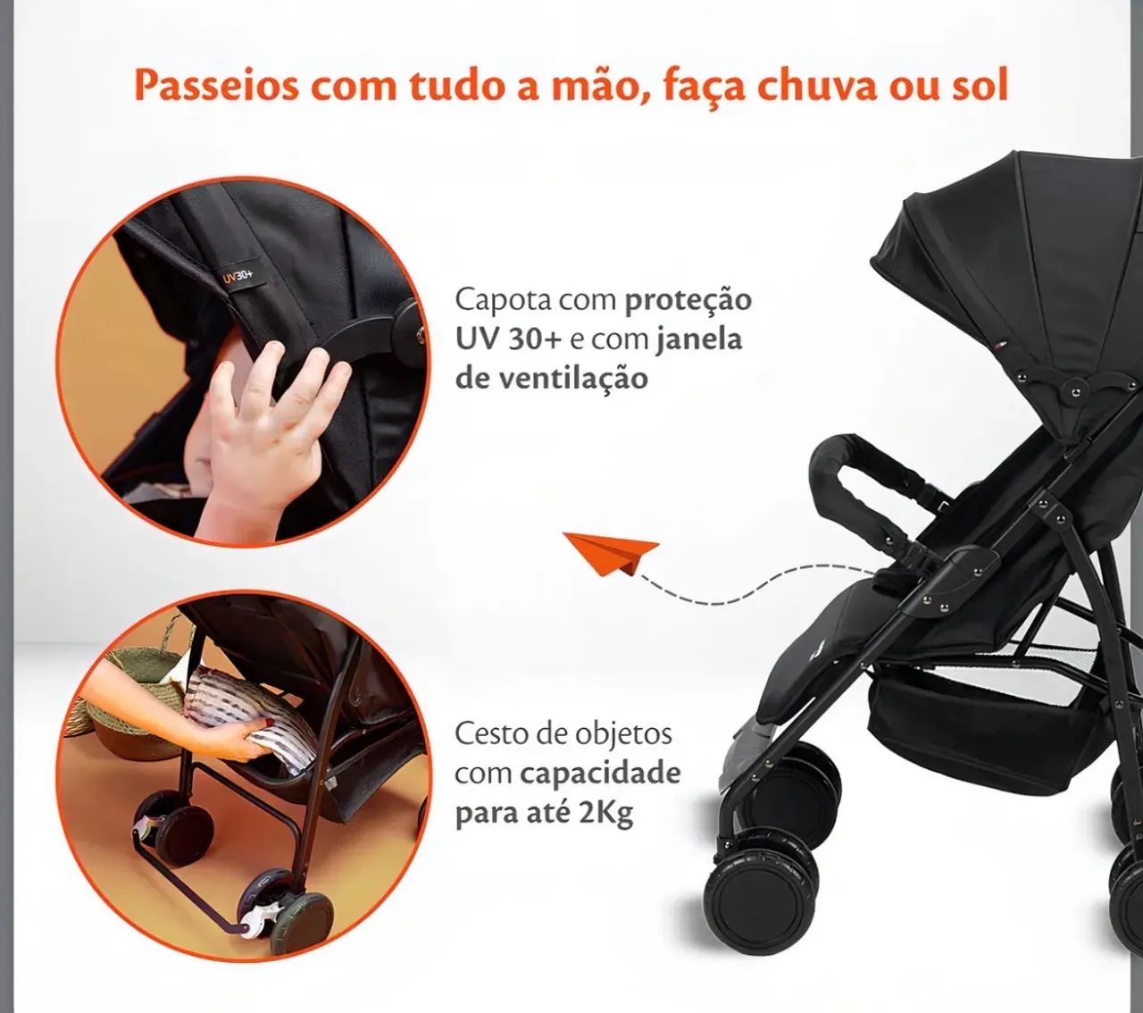 Carrinho de bebê Voyage - Foto 5