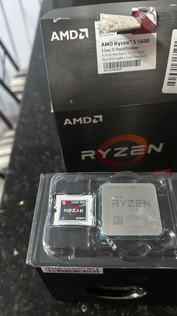 Processador Ryzen 5 5600 3.5GHz (TURBO 4.4GHz) 32MB CACHE AM4 - Foto 3