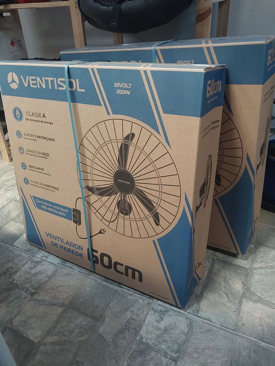 Ventilador de parede ventisol 60cm