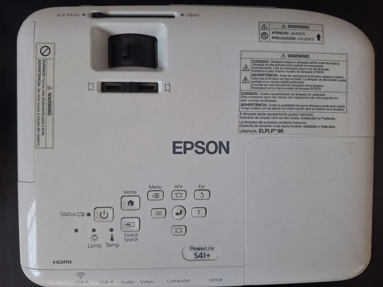 Projetor Epson PowerLite S41+ - Foto 3