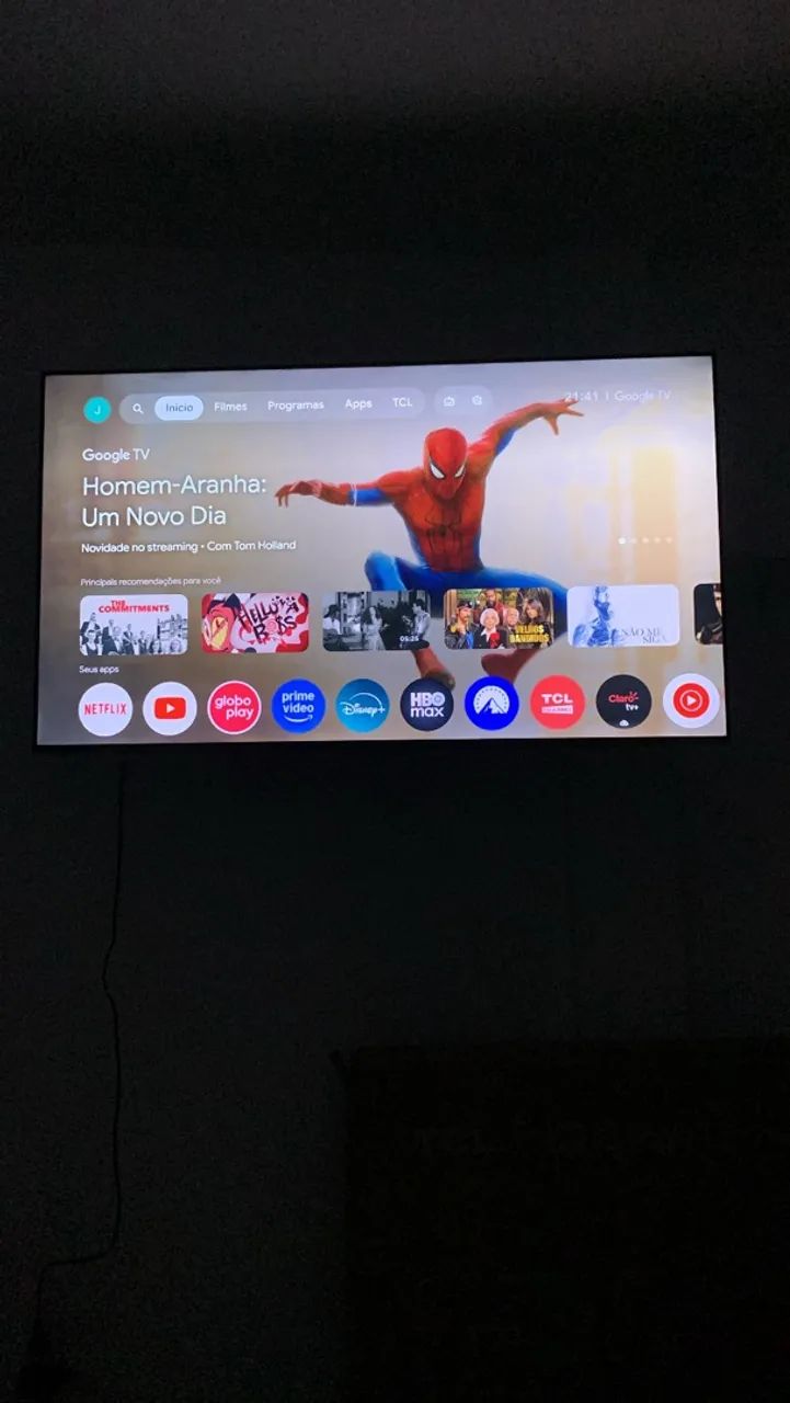 TV NOVA 2026, 55 polegadas TCL 4K QLED, 8 meses de uso!  - Foto 4