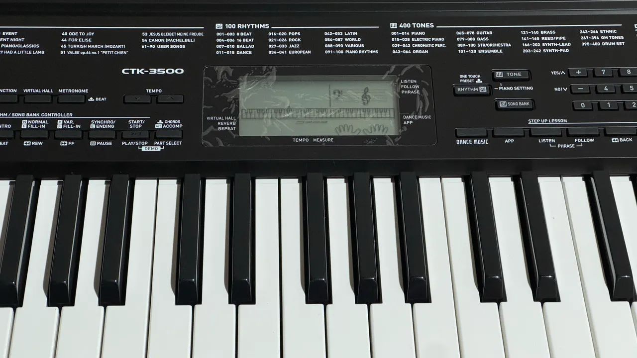 KIT TECLADO CASIO CTK3500 5/8 COM PEDAL - Foto 5