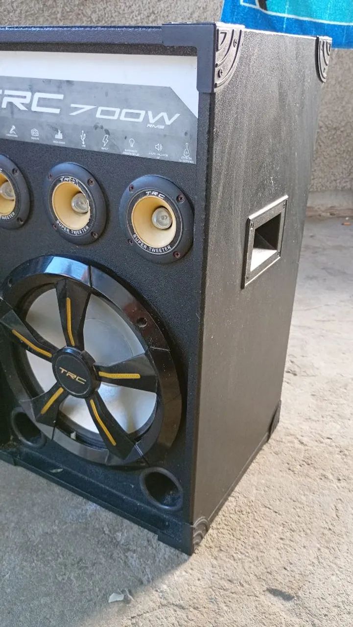 Caixa de som amplificada TRC 700 w - Foto 5