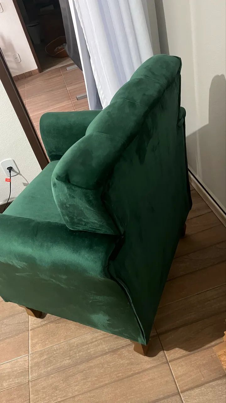 Poltrona verde musgo  - Foto 4