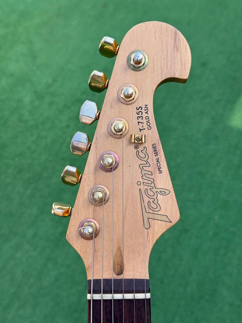 Guitarra Tagima T-735 Gold Ash - Foto 5