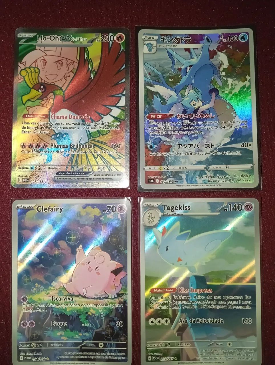 Cartas Pokémon Raras a Negociar (Charizard, Pikachu, Gengar, Mewtwo, Greninja, Eevee) - Foto 4