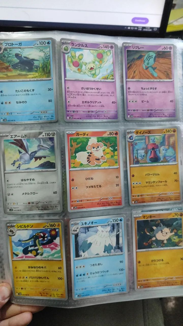 Diversas Cartas de Pokemon em japonês, vendidas separadamente valor a combinar !! - Foto 5