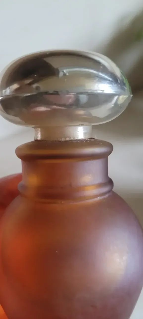 Frasco Antigo Perfume Vidro Âmbar Estilo Boticário (Usado) - Foto 4