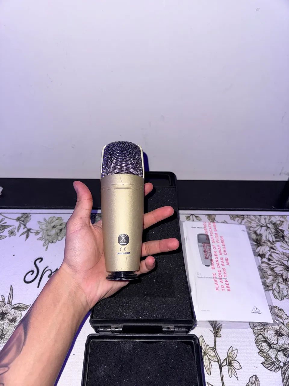 Microfone C1 Behring com CASE e CAIXA - Foto 2