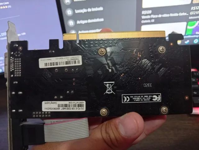 Placa de Vídeo NVIDIA GeForce GT 210 1GB - Funcionando Perfeitamente - Foto 2