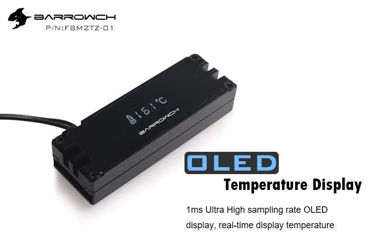 Dissipador de Calor SSD Nvme M2 2280 c/ Display Oled temperatura Case Refrigerador pc - Foto 2