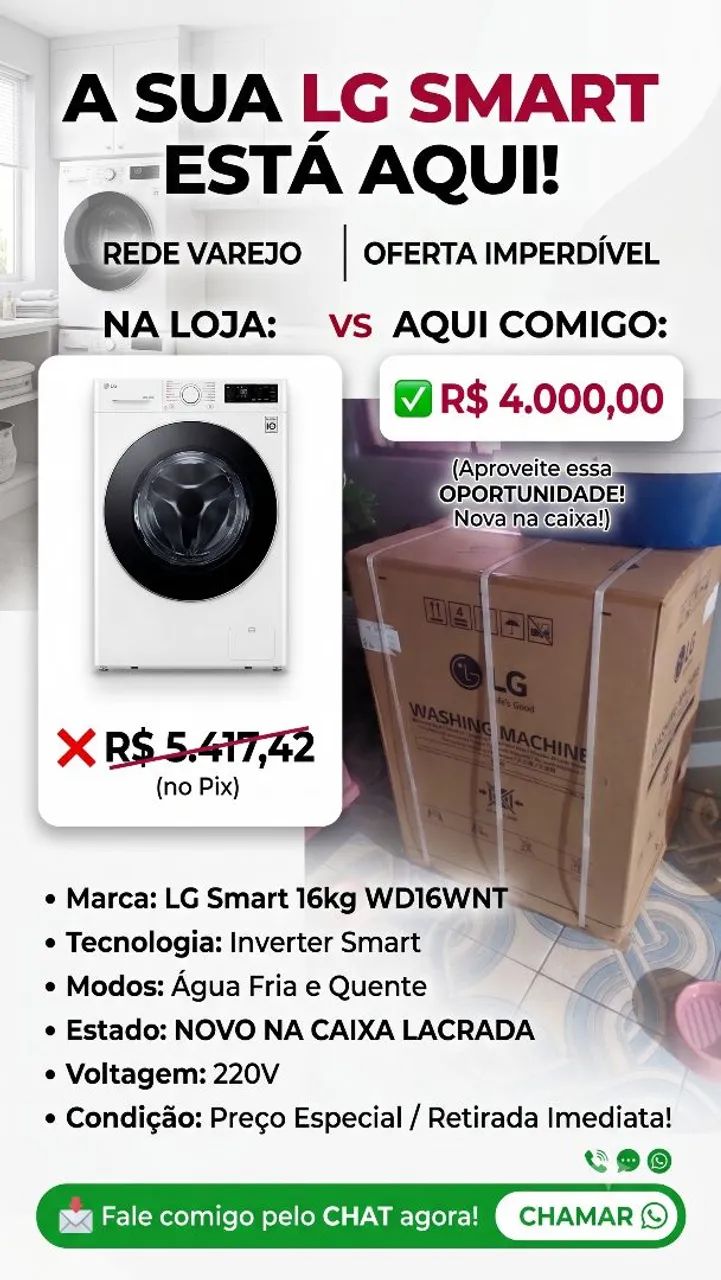 LAVA E SECA 16 KG LG