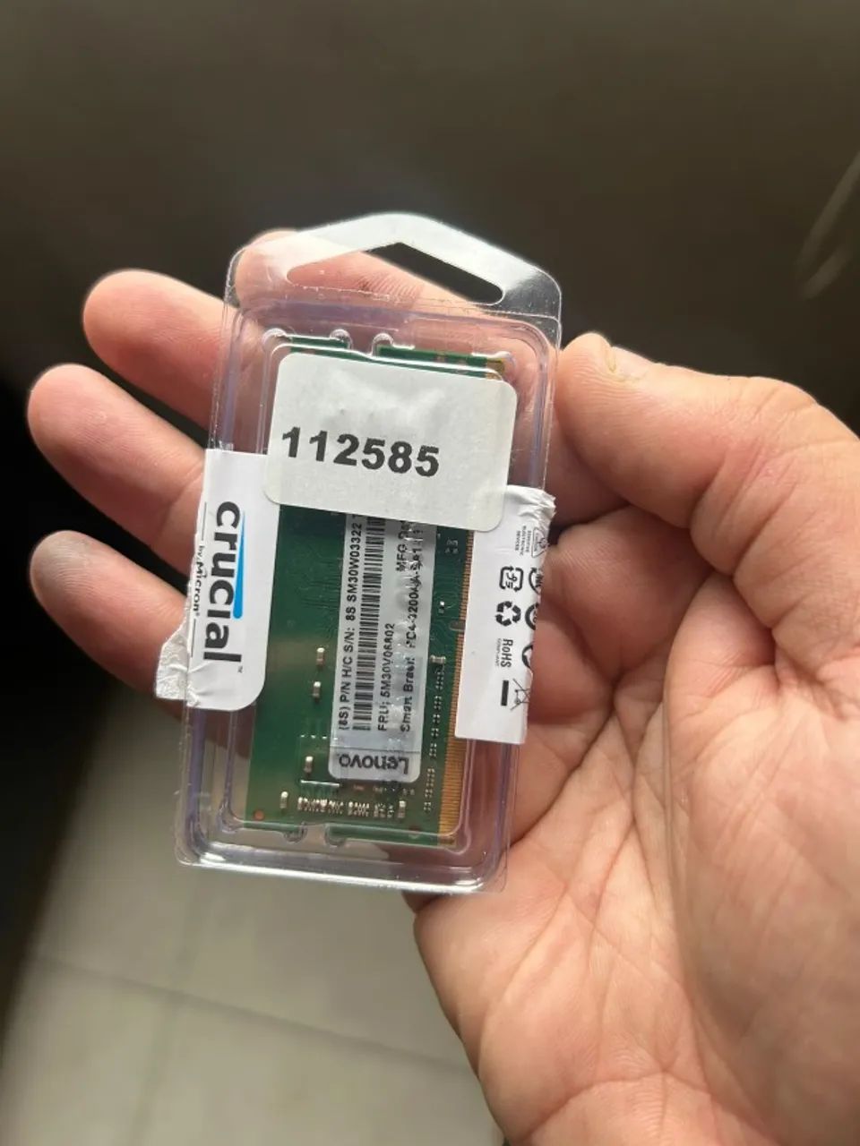 Memória Ram 8GB LENOVO - Foto 3