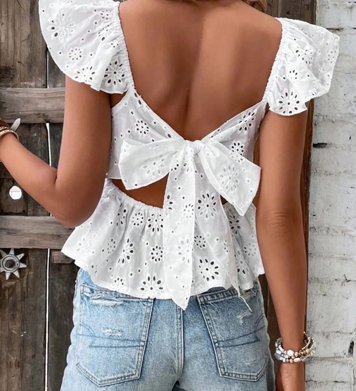 Blusa em Laise  - Foto 2