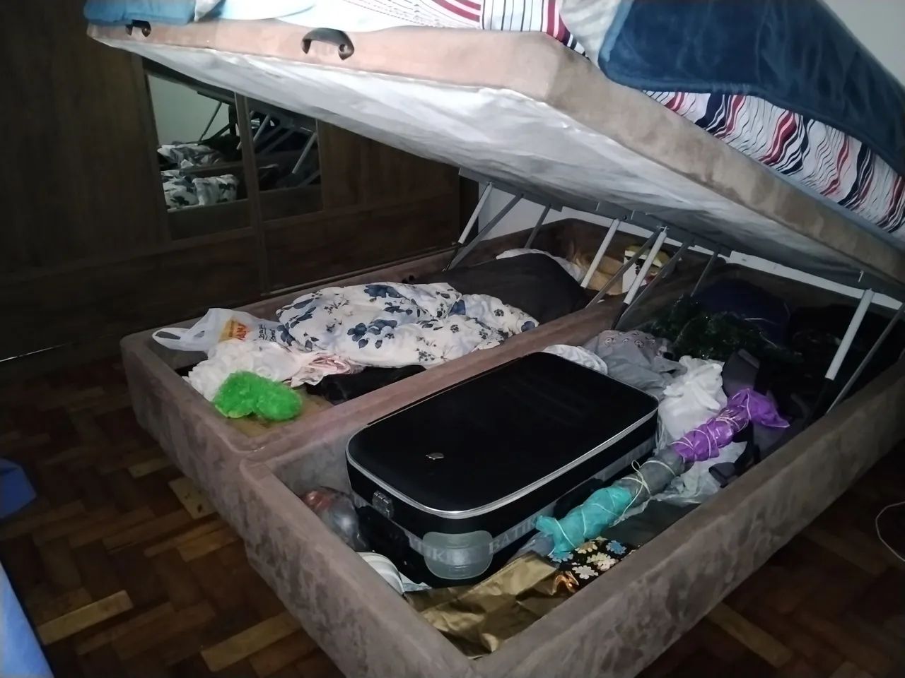 CAMA BOX CASAL KING COM BAÚ  - Foto 2