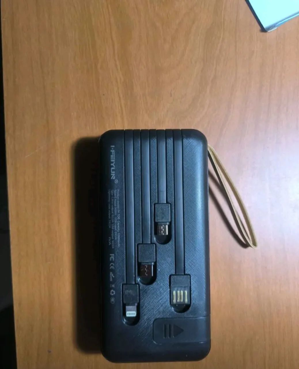 Carregador Portátil Solar 20.000mAh 5 em 1 com LED - Foto 3