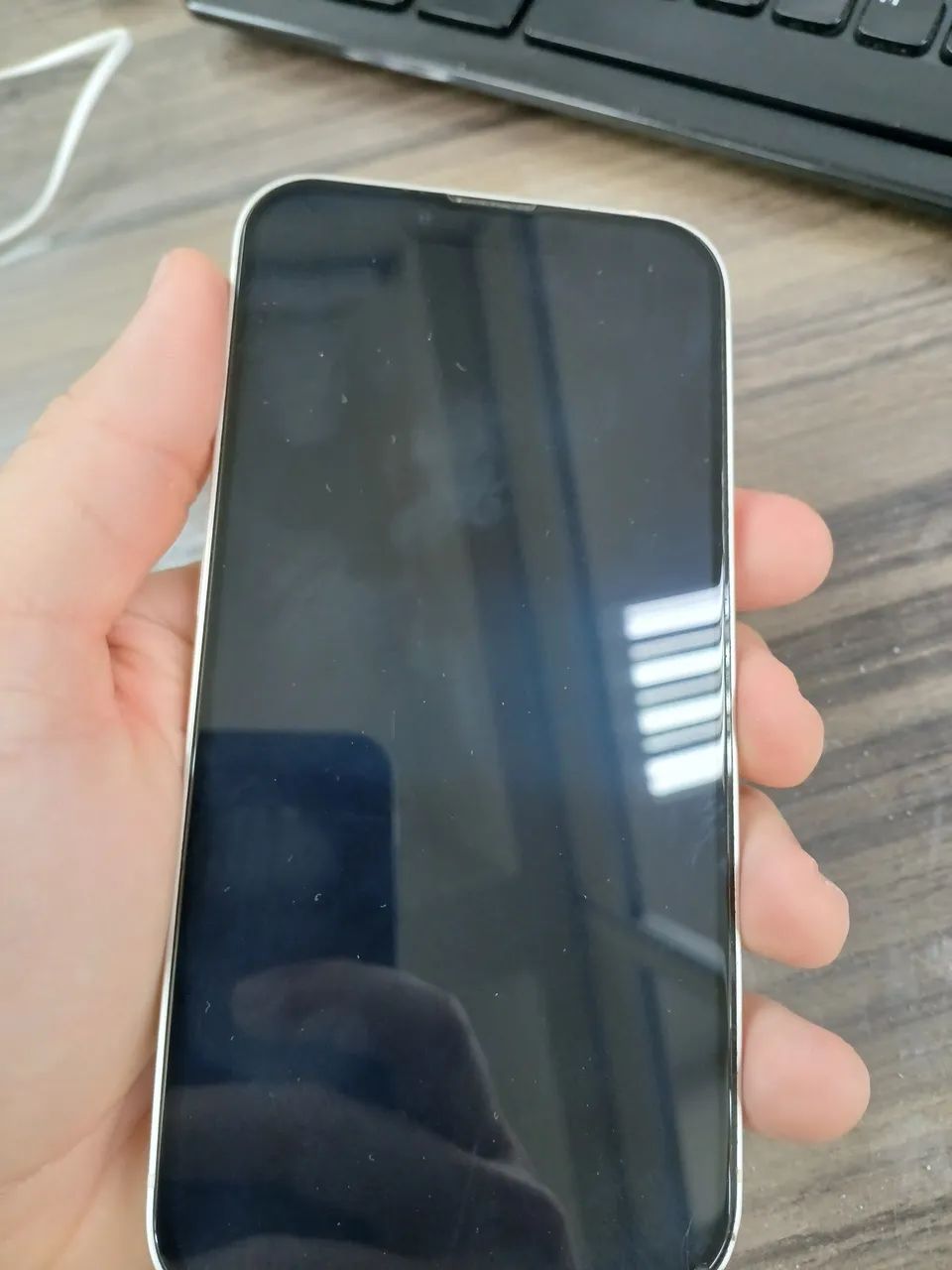 ? iPhone 13 Branco - 128 GB  - Foto 3