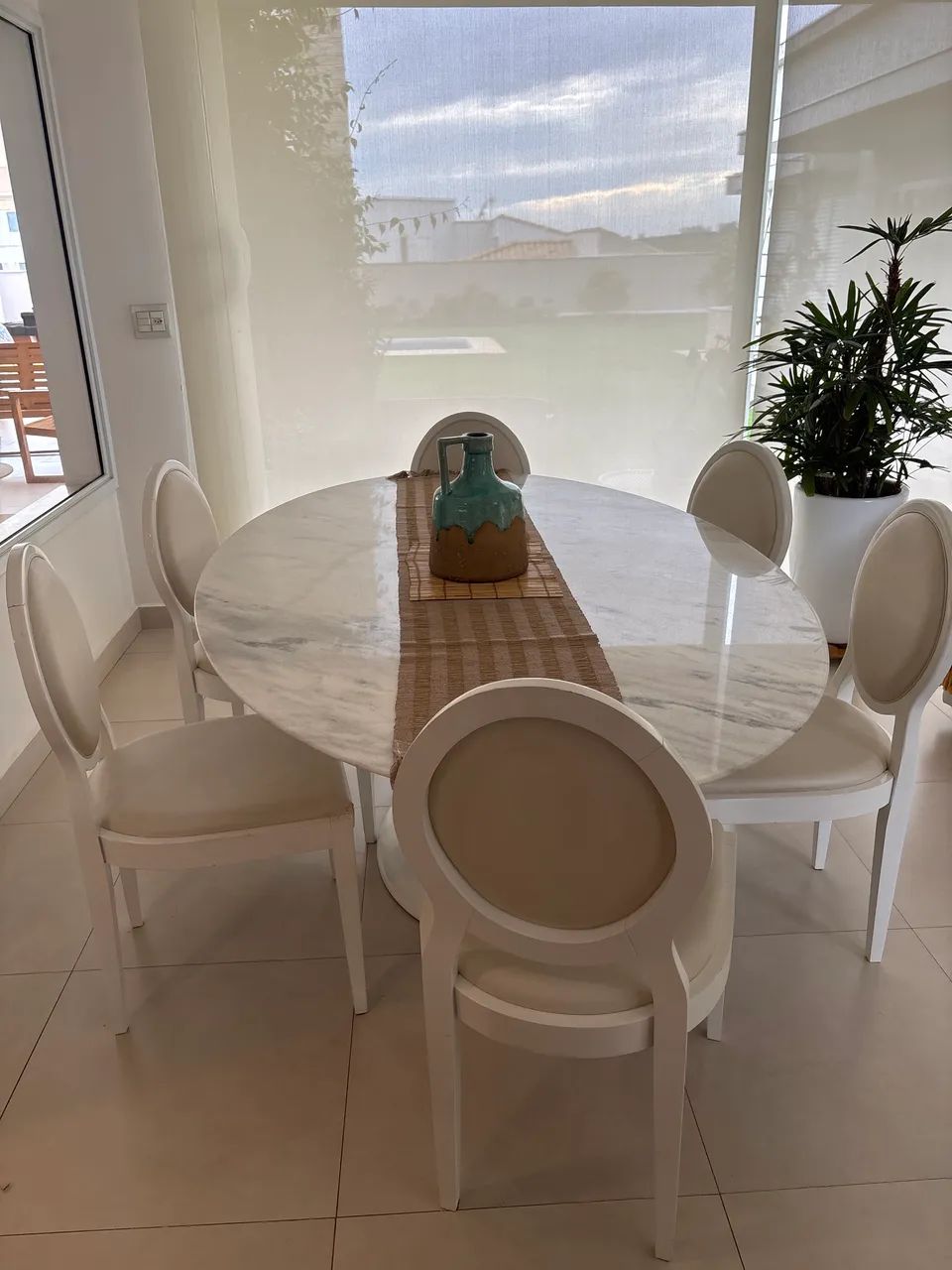 Conjunto de 6 cadeiras jantar laca 