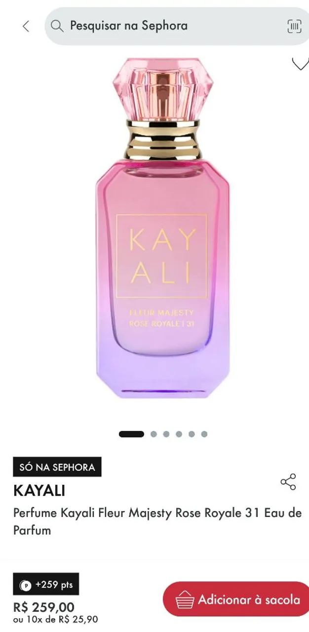 Perfume Kayali Fleur Majesty Rose Royale 31- Eau de Parfum - 10ml   - Foto 3