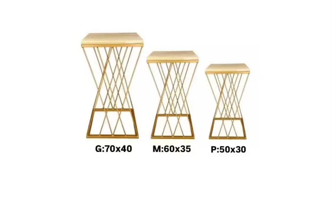 Trio de mesas para decoração  - Foto 2