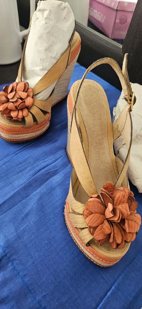 Sapato de couro legítimo novo, OPORTUNIDADE IMPERDÍVEL,  barato para vender logo. - Foto 6