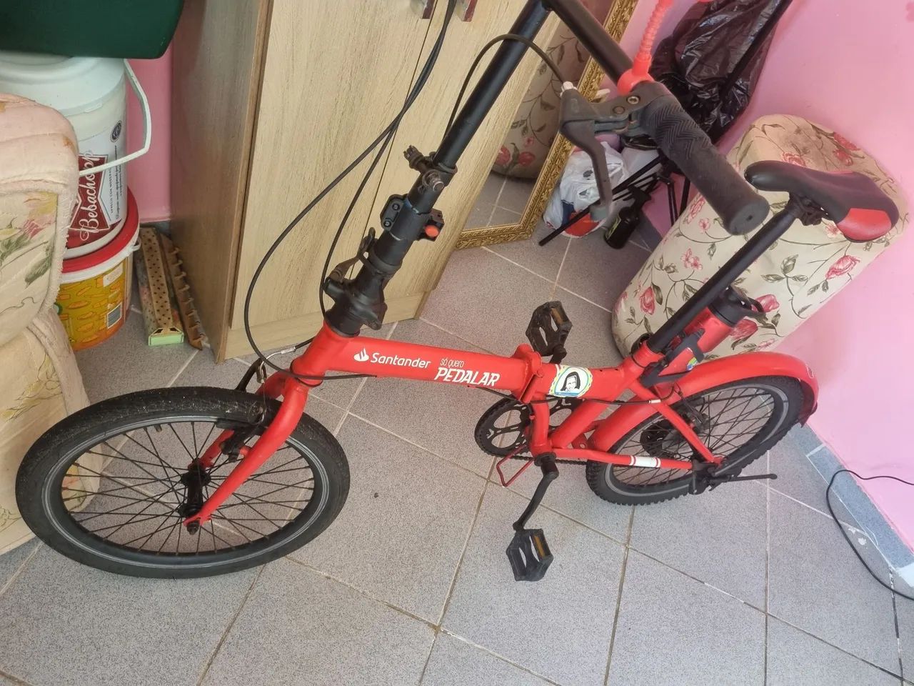 Bicicleta dobrável 