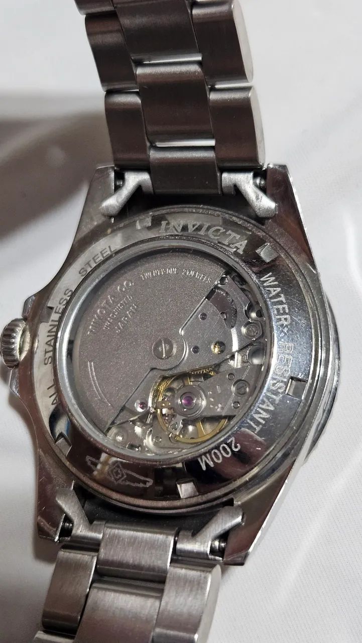 Invicta Pro Diver Automatic Pepsi Bezel 200m - Acessórios