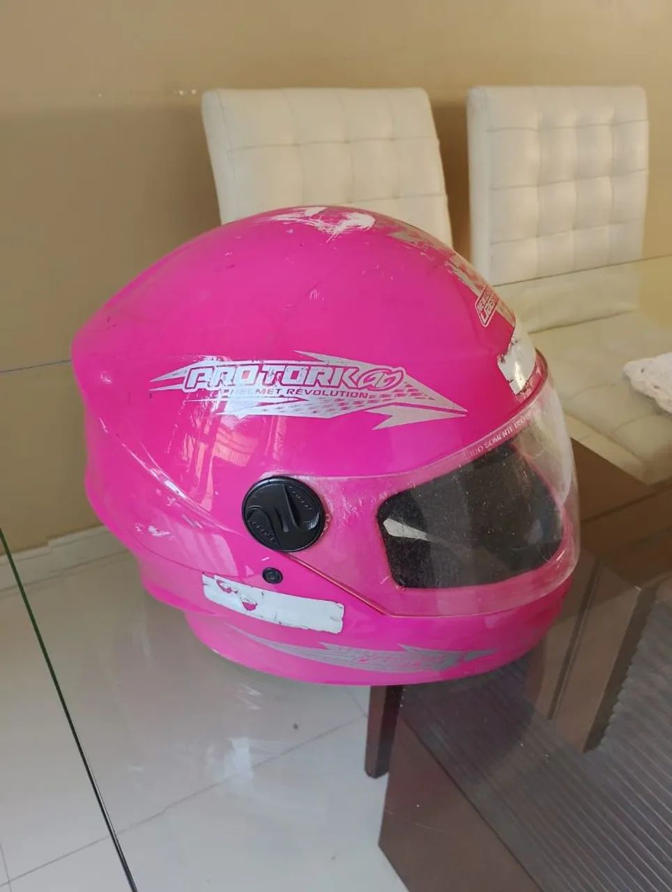 Capacete rosa  - Foto 2