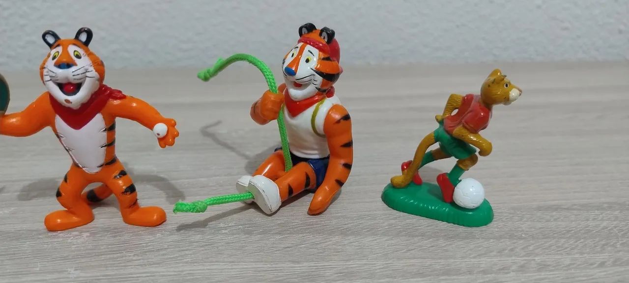 Lote 5 bonecos antigos Sucrilhos Kellogg's - Foto 3