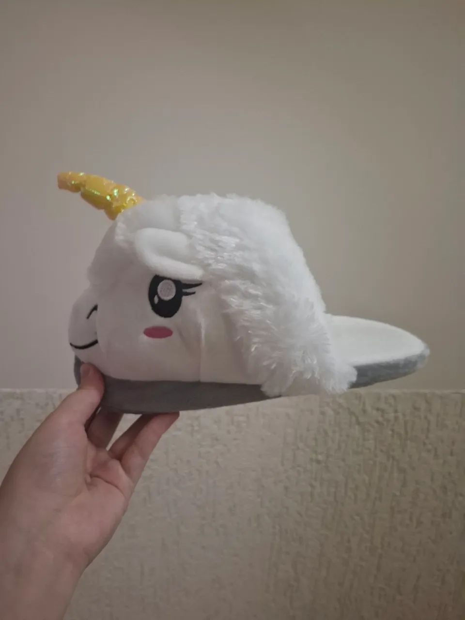 Pantufas de unicórnio - Foto 3