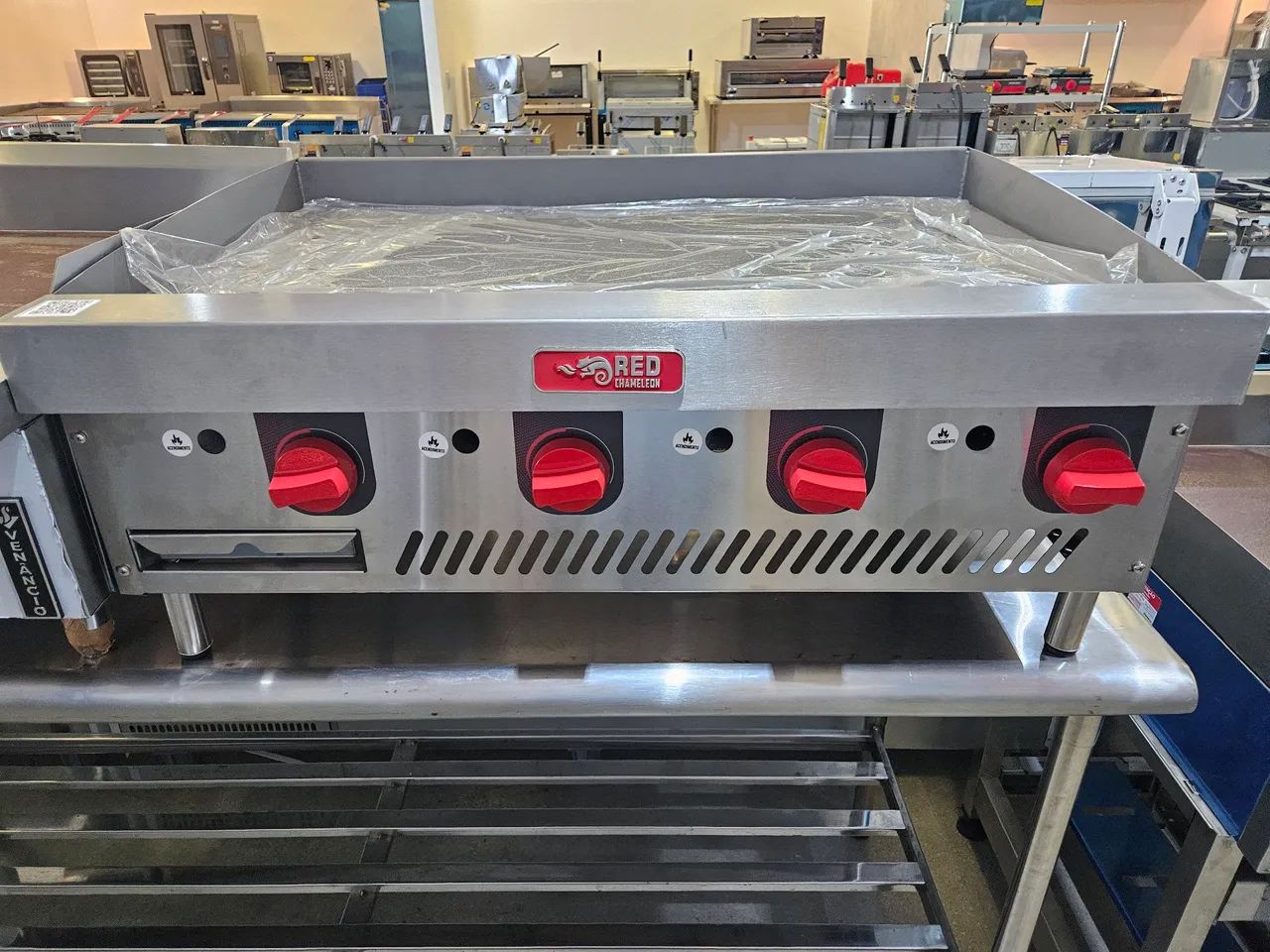 chapa industrial a gás 90cm 19mm - a pronta entrega 