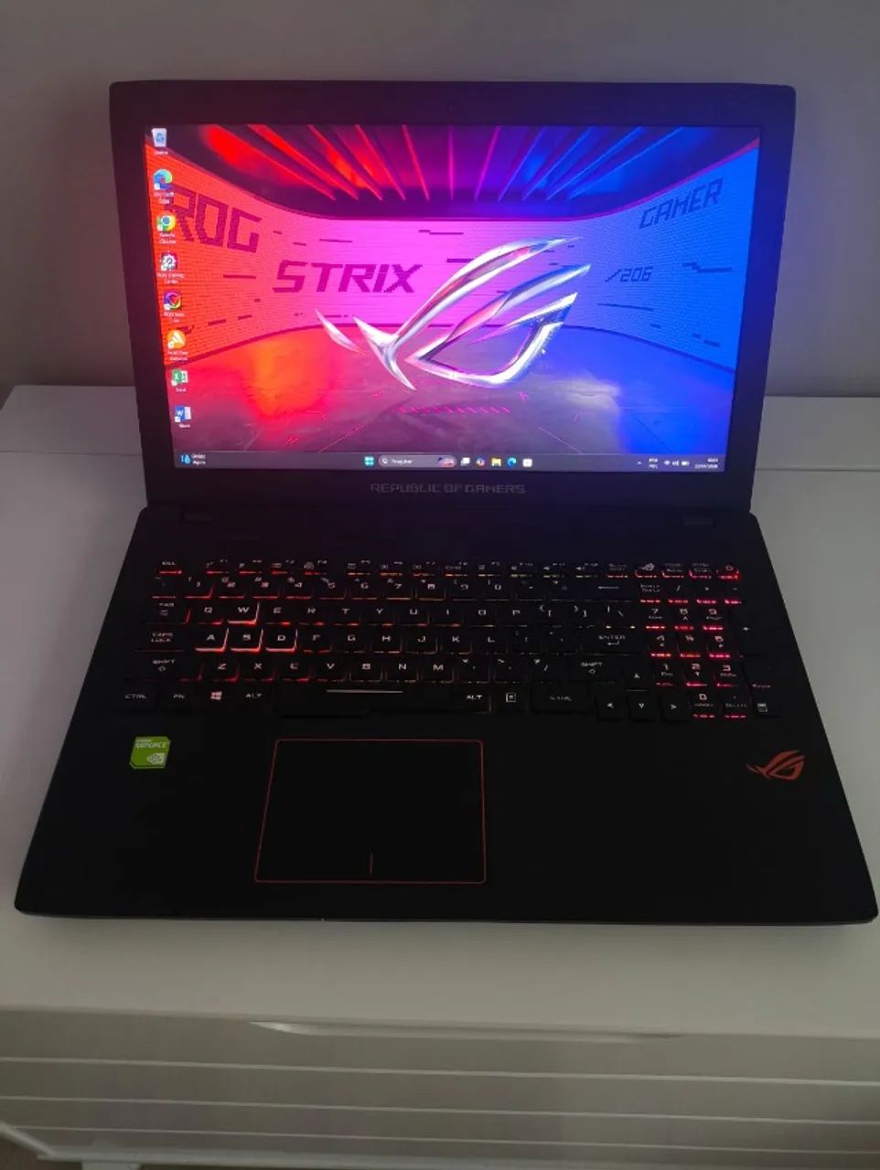 Notebook Gamer Asus Rog Strix Core i7 Com 16 GB De Ram e GTX 1050 - Foto 4